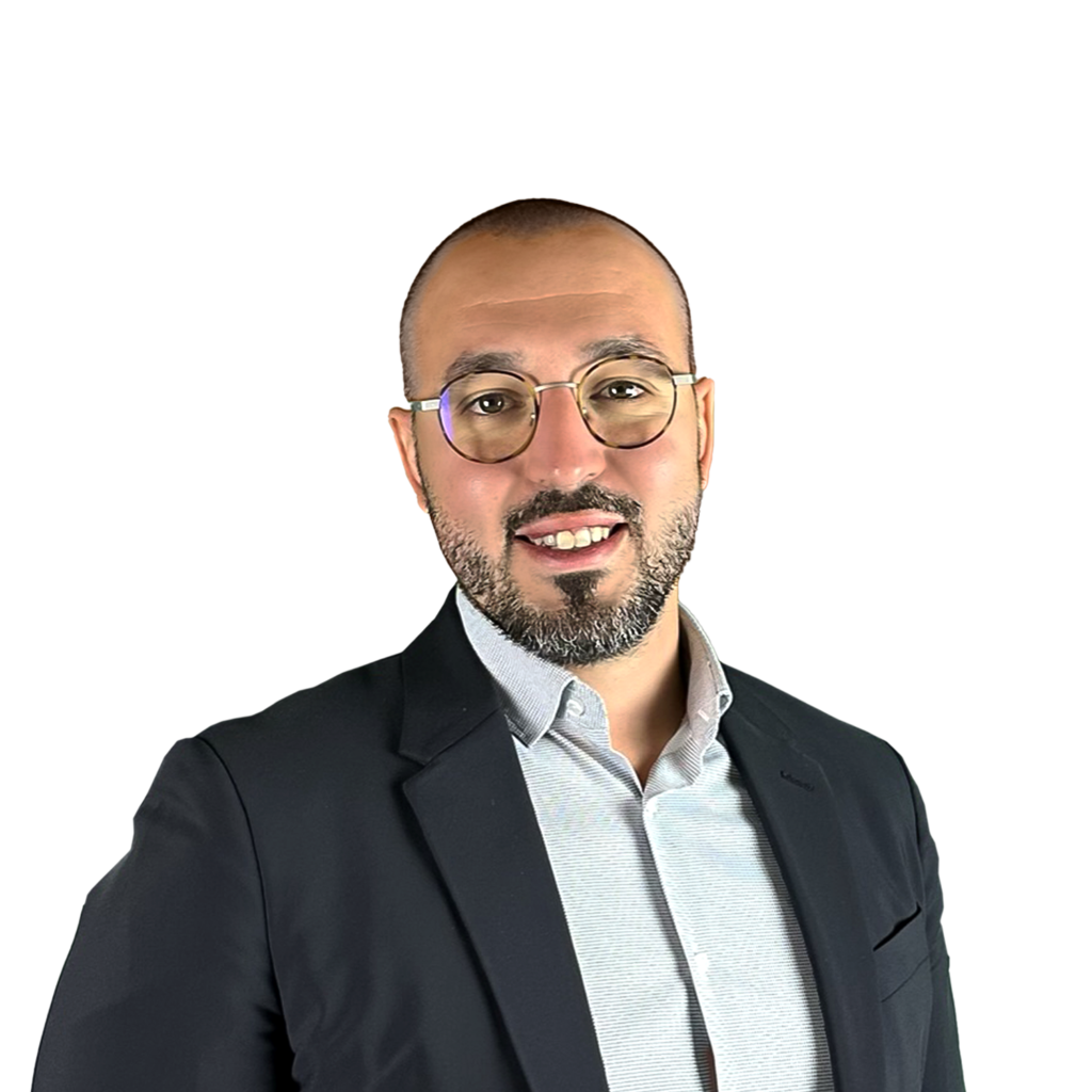 Homme souriant costard
